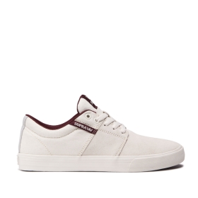 Mens Supra Low Top Shoes STACKS II VULC Off White/off White | AU-95986